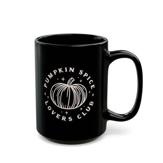 Pumpkin Spice Lover Black Mug (11oz, 15oz)